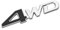 OTJSM Auto Verdrängungs Emblem Aufkleber für Citroen Berlingo 2012-2015, 3D Metall Emblem Badge Chrom Abzeichen Sport Sticker Abziehbild Kotflügel Logos Auto Heck Aufkleber Zubehör,M