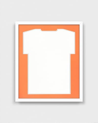 ARTIS - Bilderrahmen für Trikot Premium - Trikotrahmen Fußball aus Holz - Objektrahmen 53,4x63,4x5 cm - Handball, Volleyball Trikot Rahmen – Jersey Frame für Sporttrikots – Frametheshirt Weiss