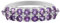Cavill Brasilianischer Amethyst Ring 925 Silber, 1 Karat, Funkelnde Zirkon-Akzente, Hochwertiger Schmuck, Lila Edelstein, Damenring, 18 Amethyste, 2,66 g Silber