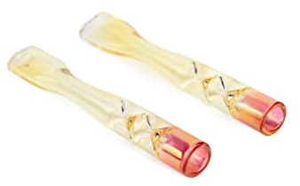 Dr. Watson Glass Cigarette Holders, Pack of 2 – Borosilicate Glass, Large Fit