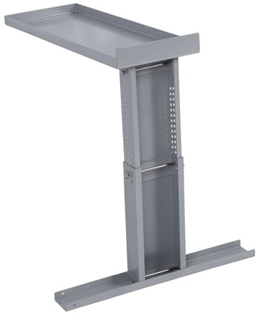 MechKit Klappbarer Leiterverlängerung, Leiter Nivellierer Ladder Stabilizer mit rutschfester Matte, Hochfester Legierungsstahl & verstellbare Höhenanpassung für Teleskop und Gerade Leitern