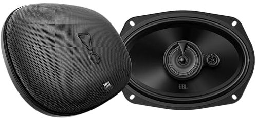 JBL Stage2 GEN2 965M – 6x9 Inch (152x229mm) 3-Way Car Speakers – 70W RMS – 210W Peak – Plus One™ Woofer Cone – with Grilles Audio – Easy Install – Set of 2