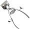 Lot de 2 tondeuses à cheveux manuelles de 15 cm en acier inoxydable à ressort ergonomiques silencieuses et faciles laver pour la maison et le salon