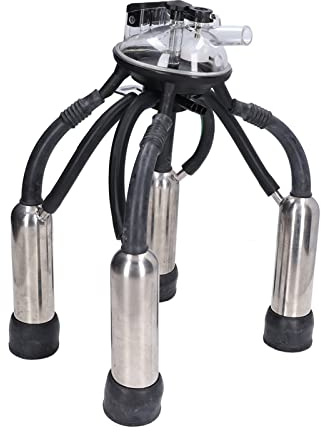 Melkbecher-Set aus rostfreiem Silikon und Edelstahl für Vakuum-Milchpumpen