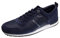 Tommy Hilfiger Herren Runner Sneaker Iconic Leather Suede Mix Runner Sportschuhe, Blau (Midnight), 41