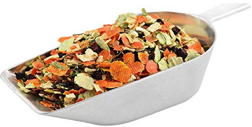 NordicVital Gemüse-Mix 2 x 2,5 kg Beutel – Barf Gemüse Für Hunde Als Perfekter Zusatz – Premiumqualität Als Ergänzung – Gemüse-Flocken Auch Als Nagerfutter – 100% Natürlich