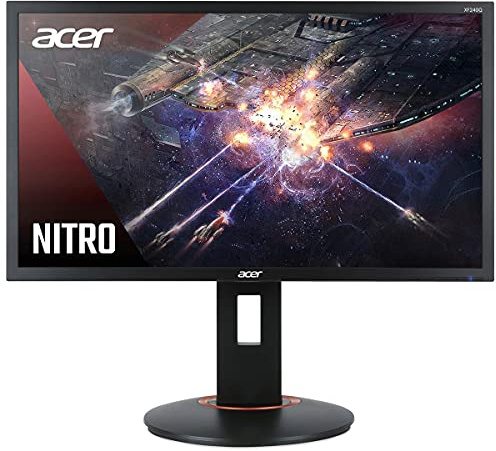 Acer Nitro XFA240Q Sbiipr 23,6 FHD (1920 x 1080) Gaming Monitor con tecnologia AMD RADEON FreeSync, 1 ms (da G a G), fino a 165 Hz, (1 x Display Port e 2 x porte HDMI 2.0), nero