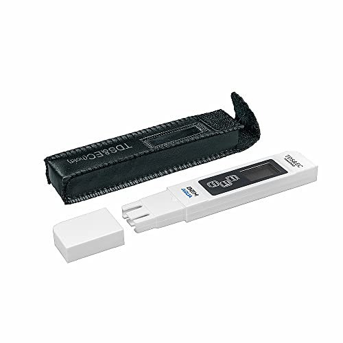 BEM TDS-Wassermessgerät, Digital, Elektrisch Mikrosiemens Messgerät und PPM Messgerät Wasser, Wassertester Trinkwasser, TDS Messgerät für Trinkwasser, EC Messgerät, Leitwertmessgerät Aquarium - Leitfä