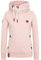 Coloody Femme Sweatshirt Capuche Manche Hoodie Tops Chemise Imprimé Coeur Ancre Veste,XL,Rose