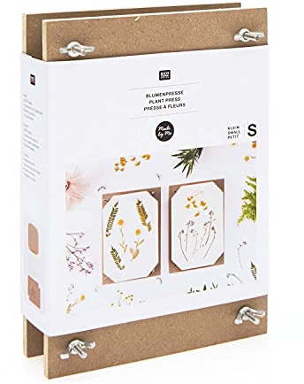 Rico Design Blumenpresse/Pflanzenpresse S (14,8x21x4,3 cm)