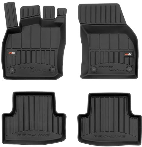MOTOS Gummimatten Auto Fussmatte passend für SEAT Ateca ab 2016 Verbessern Sie Ihren Reisekomfort mit Antirutschmatte Auto 3D- Allwetter fußmatten Auto, Schutz vor Verschmutzung