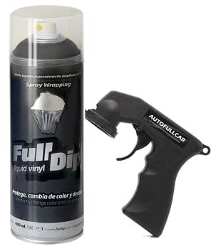 Full Dip Spray Flüssigvinylspray 400 ml mit Adapter (Gun Metall)