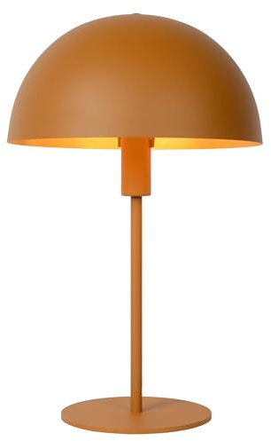 LUCIDE SIEMON - Tischlampe - Ø 25 cm - 1xE14 - Ockergelb