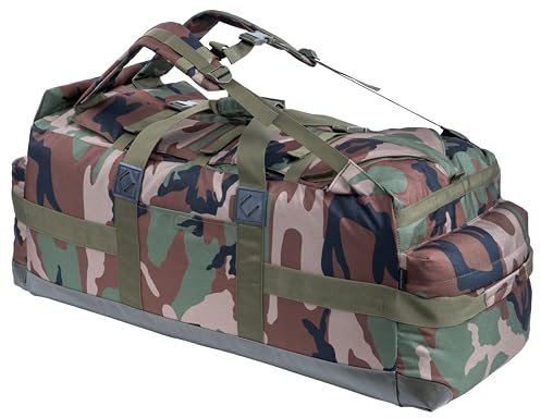 Backferry Große Militärtasche Taktische Ausrüstung Tasche Armee Reisetasche mit verdeckten Rucksack Stil Schultergurte 85L