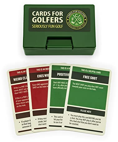 Mindmade Cards for Golfers - Make Golf Even More Fun with This On-Course Card Game, (MM-CG101)