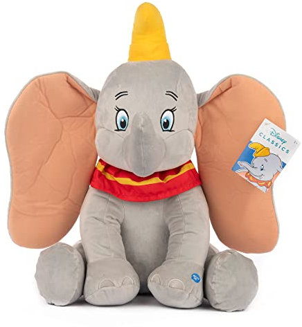 Famosa Softies - 760021693 Dumo aus dem Disney Film, mittlere Größe und weiche Textur, mit lustigem Sound, als Geschenk für jedes Alter (760021693)