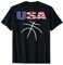 Amerika Basketball Fans Trikot - USA Flag Sport Bball Lovers T-Shirt