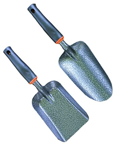 HOMSFOU 2st Schaufel Garten Aus Edelstahl Umpflanzen Pflanzen Mini-gartenkelle Gartenhandkelle Gartengerät Heimwerkzeuge Topfwerkzeuge Boden Lose Verdicken Eisen Gartenbedarf