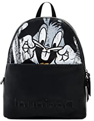 Desigual Damen Rucksack Bugs Bunny Mombasa Mini schwarz