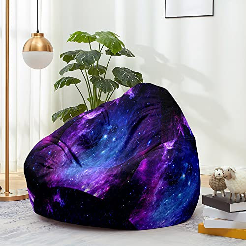 FANSU Sitzsack Bezug 100x120cm, Sitzsack Erwachsene & Teenager (Keine Füllung) Outdoor Sitzsäcke, Sitzkissen Oder als Gaming Sitzsack Komfortabler Abnehmbarer Bean Bag