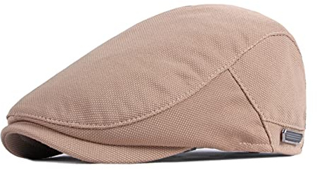 EKMTBJXY Herren Schiebermütze Flatcap Verstellbar Schirmmütze Cabbie | Polyester, leicht und atmungsaktiv, mit Knopfverstellung, formbeständig