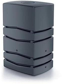Ondis24 Regenwasser Wandtank Regenfass Aqua Tower 450 L anthrazit mit Revisionsöffnung (450 Liter)