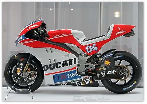 Foto-Poster, Wanddekoration, 100 x 70 cm, Ducati, Motorrad, Nr. H7950Z_PL1Z