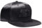 Starter Herren Authentic Satin Flat Brim Embroidered Snapback Hut, Schwarz, Einheitsgröße