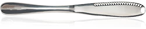 GANDUNQIStainless Steel Butter Spreader, Knife - 3 in 1 Kitchen Gadgets Cheese butter knife with hole butter knife bread jam knife cheese butter knife (1)