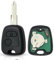 ExpertTech clé télécommande Vierge Compatible Peugeot 206 206 + 206 CC électronique ID46 433 MHz 2 Boutons ne72