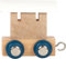 small foot Buchstabenzug Polar Waggon aus Holz, Holzzug individuell kombinierbar, zum Dekorieren und Verschenken, weiß, 12569