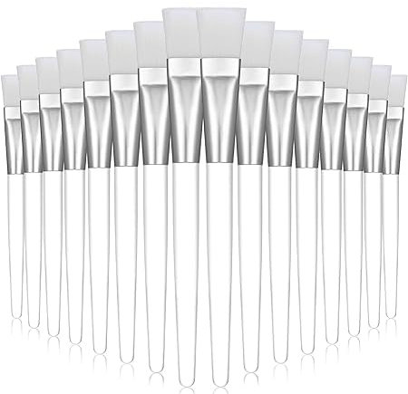 6pcs Fan Brushes for Facials, Soft Fan Mask Brush Facial Brushes Makeup Tools for Chemical Peel, Acid Peel and Facial Gels