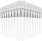 6pcs Fan Brushes for Facials, Soft Fan Mask Brush Facial Brushes Makeup Tools for Chemical Peel, Acid Peel and Facial Gels