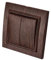 Interruptor de marcha y viene, interruptor de pared de grano de madera oscura de 2 vías, interruptor mecánico de pared 86 mm, interruptor estándar 10 Amp, 250 V