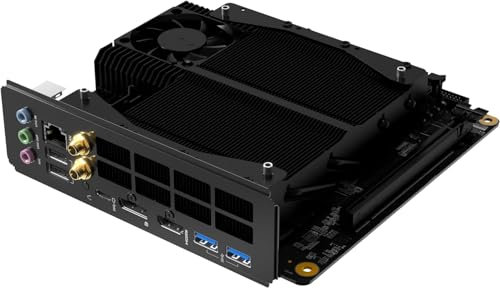 MINISFORUM BD795M M-ATX Motherboard with AMD Ryzen 9 7945HX Processor,16C/32, hasta 5,4 GHz, HDMI/DP,DDR5, PCIe 4.0 x 16, Dual M.2, 2.5G LAN