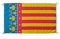 Bandera Comunidad Valenciana Grande 150x90cm Bandera Comunidad Valenciana para Balcón con 4 Ojales y 4 Bridas (Comunidad Valenciana)