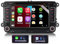 iFreGo Autoradio DAB Für Für VW Golf 5 6 Polo T5 Tiguan Skoda Passat Jetta Caddy B6 B7 Touran Apple CarPlay und Android Auto, Bluetooth GPS, DVD CD RDS, Radio FM, 7 Farben Radio