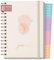 Häfft® Bullet Journal Fancy - Hardcover Notizbuch A5 dotted, 120 g/m²-Papier, Rosègold-Prägung, 160 Seiten - Ringbuch, Tagebuch Dainty Flower