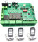 Motor Puerta Corredera, Placa de circuito Universal de 12VDC for abridor de péndulo automático de doble brazo, Panel de Control, de centro de Control inteligente ,para Puerta de Jardín Garaje(Kit 3)