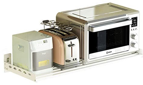 Étagère murale de cuisine pour micro-ondes avec 40 cm de profondeur