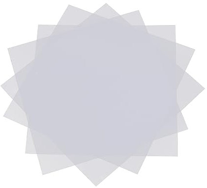 Housoutil 20 Stücke Puzzle Hot Fix Band Handwerk DIY Werkzeuge Bügeln Papiere Transparent Perlen Vorlage