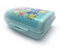 Fackelmann Lunch Box M Mostrini 1.47L, 13,5x12,5x8,5 cm - Portamerenda Bambini in PP con Clip - Ideale Scuola, Asilo - Contenitore pranzo, Lavabile in Lavastoviglie, Linea Mini Cooking