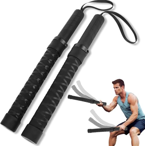 CLBDRESS Upgrade Weighted Battle Rope Ohne Seil Für Home Gym, Heavy Duty Air Ropes Für Fortgeschrittenes Fitness Training- und Krafttraining, Tragbares Seillose Kampfseile Für Männer & Frauen