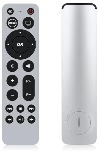 RYQIF Ersatzfernbedienung für Apple TV 4K/Gen 1 2 3 4/HD A2169 A1842 | Keine Einrichtung erforderlich,Empfindlich,Voll funktionsfähig,A1625 A1427 A1469