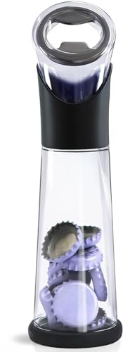 Große Flaschenöffner mit Auffangbehälter, Geschenke für Männer Bieröffner Lustig, Bierflaschenöffner Bier geschenk, Kronkorken-Sammler für Bier Bar Küche im Freien