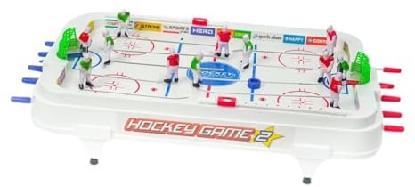 RCGOFOLLOW Das Eishockey Spiel für 2 Spieler sorgt für spannende Tischspiele und unvergessliche Familienmomente. Gewinnertafel, interaktives Spiel für Eltern und Kinder.