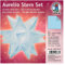 Ursus 15875537 - Faltblätter Aurelio Stern uni, hellblau, 33 Blatt, aus Transparentpapier 115 g/qm, ca. 15 x 15 cm, einseitg bedruckt, ideal als zeitlose, elegante Wohndekoration