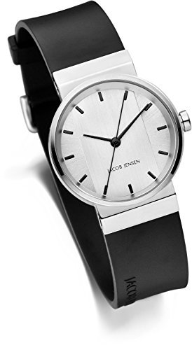 JACOB JENSEN Unisex-Armbanduhr Analog Quarz Kautschuk JACOB JENSEN NEW SERIES NO. 747