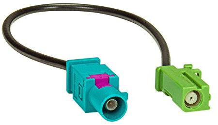 tomzz Audio 1500-020 GPS Antennenadapter Fakra (M) auf Pioneer HRS-F kompatibel mit Pioneer AVIC-F Geräte auf GPS Antennen mit Fakra Anschluss