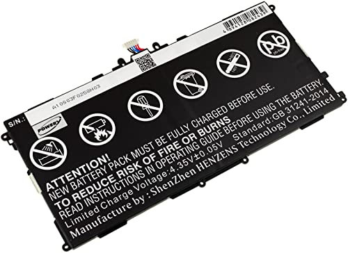 Batteria per tablet Samsung Galaxy Note 10.1 2014, 3,8 V, ai polimeri di litio